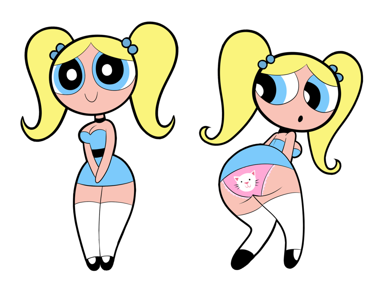 scobionicle99, bubbles (powerpuff girls), powerpuff girls, tagme, ass, 