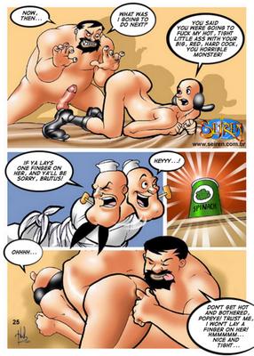 bluto, olive oyl, popeye, popeye (series), seiren, comic, 